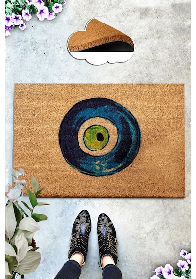 Coco Tallone Doğal Koko Paspas 40x60 Cm Renkli