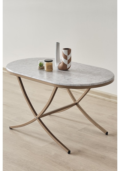 Damrin Serisi Traverten Desen 1. Sınıf Mebran Mdf Orta Sehpa Bronz Ayak Gri Traverten Desen - Bronz Ayak Damrin Serisi Traverten Desen 1. Sınıf Mebran Mdf Orta Sehpa Bronz Ayak Gri Traverten Desen - Bronz Ayak