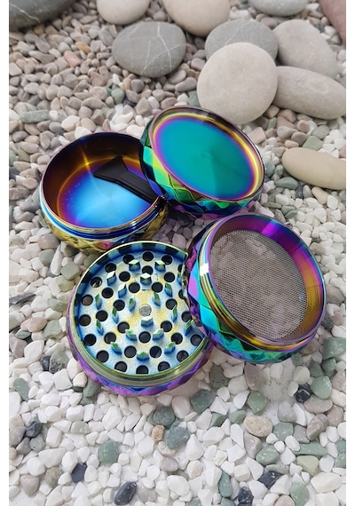 Multicolor 56 MM Grinder Herbal Öğütücüsü Parçalayıcı  Rb81ml