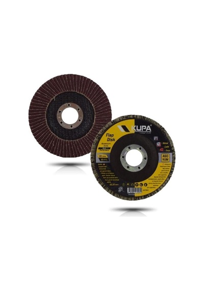 Kuppa Flap Disk Zımpara A40 Kum 2 Adet 115 Mm