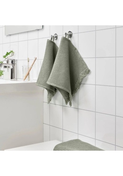 Ikea Evallasan El Ve Yüz Havlusu 30 X 50 Cm Marul Yeşili Yeşil