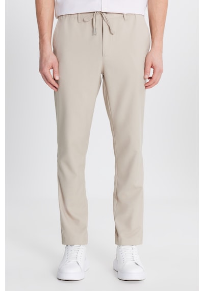 AC&Co / Altınyıldız Classics Erkek Bej Slim Fit Dar Kesim Beli Bağlamalı Yan Cepli Pantolon Bej AC&Co / Altınyıldız Classics Erkek Bej Slim Fit Dar Kesim Beli Bağlamalı Yan Cepli Pantolon Bej