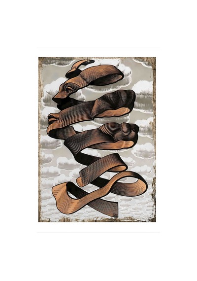 Soyut İnsan Yüzü Modern Mdf Tablo 50 Cm X 70 Cm