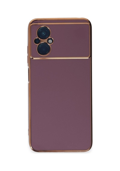 Xiaomi Poco M5 Uyumlu Kılıf Volet Silikon - Mor