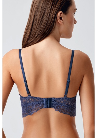 Newbra Destekli Straplez Bralet Sütyen - Antrasit
