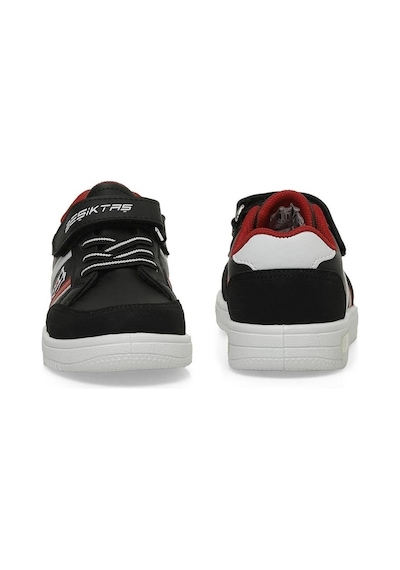 Kinetix Malibu Pu Bjk Çocuk Beşiktaş Taraftar Işıklı Taban Sneaker Spor Ayakkabı Siyah