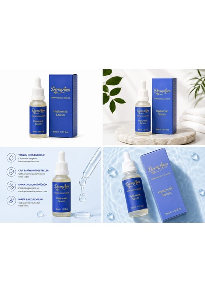 Dermaura Hyaluronic Acid Serum Yoğun Nemlendirici & Bariyer Destekleyici 30 Ml