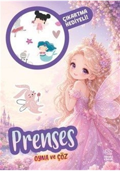 Prenses - Oyna Ve Çöz Çıkartmalı Etkinlik Kitabı