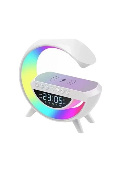 Home Modern Rgb Işıklı Kablosuz Hoparlör Uzun Süreli Müzik Keyfi