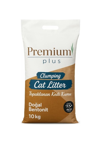 Doğal Bentonit Kedi Kumu Aktif Karbonlu 10 Lt X 2 Paket, Topaklanan, Kokusuz,%99,5 Tozsuz, Yüksek Emicilik Gücüne Sahip Kedi Kumu 2 Li Paket - 20lt
