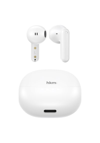 Opus Bluetooth V5.4 Kablosuz Kulak Içi Tws Kulaklık Enc Destekli 4 Mikrofon Sistemi Beyaz