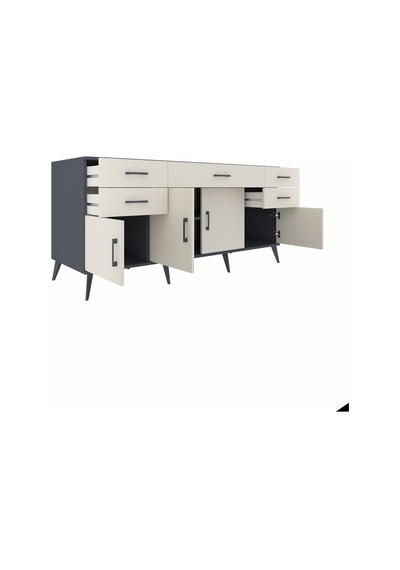 Kronos Konsol Tek Raflı 5 Çekmeceli 4 Kapaklı 176x59x83 Antrasit-aytaşı/aytaşı Aytaşı/aytaşı Kronos Konsol Tek Raflı 5 Çekmeceli 4 Kapaklı 176x59x83 Antrasit-aytaşı/aytaşı Aytaşı/aytaşı