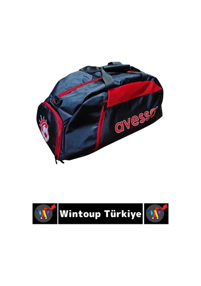 Çanta Suya Dayanıklı Kumaş Spor Okul Futbol Antrenman 3 Bölmeli Fermuarlı Malzeme Çantası 60x30 Cm Çok Renkli