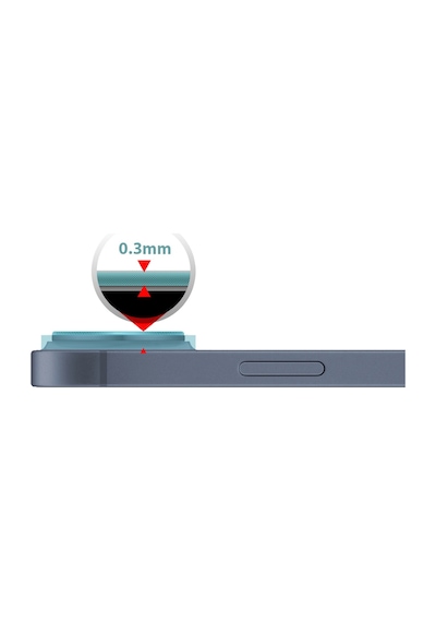 Buff Apple Uyumlu iPhone 13 / 13 Mini Kamera Lens 2 Adet Şeffaf
