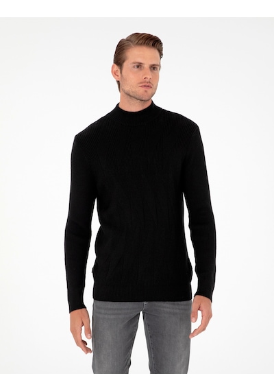 Pierre Cardin Erkek Siyah Kazak /triko 50296462-vr046 Siyah
