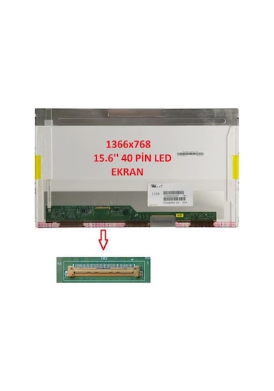 B156xw02 V.2 Notebook Lcd Ekran 15.6'' Led Parlak Wxga 1366 X768