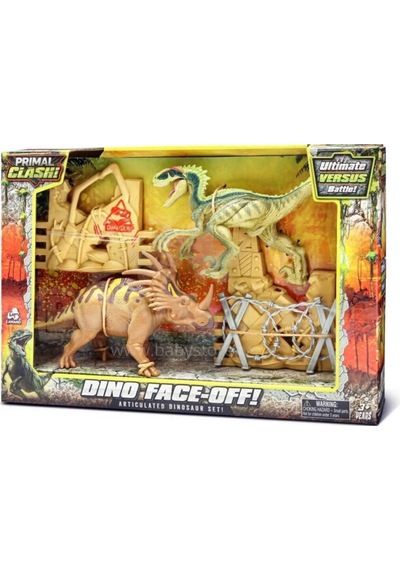 Mey İthalat Clash Dino Face-off Oyun Seti
