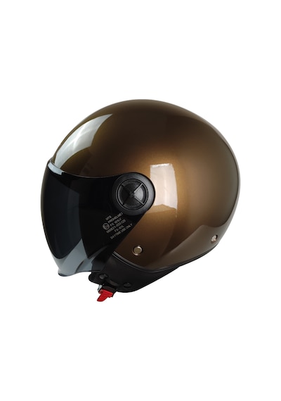 Kask Mts Fx-101 Parlak Kahve Çenesiz