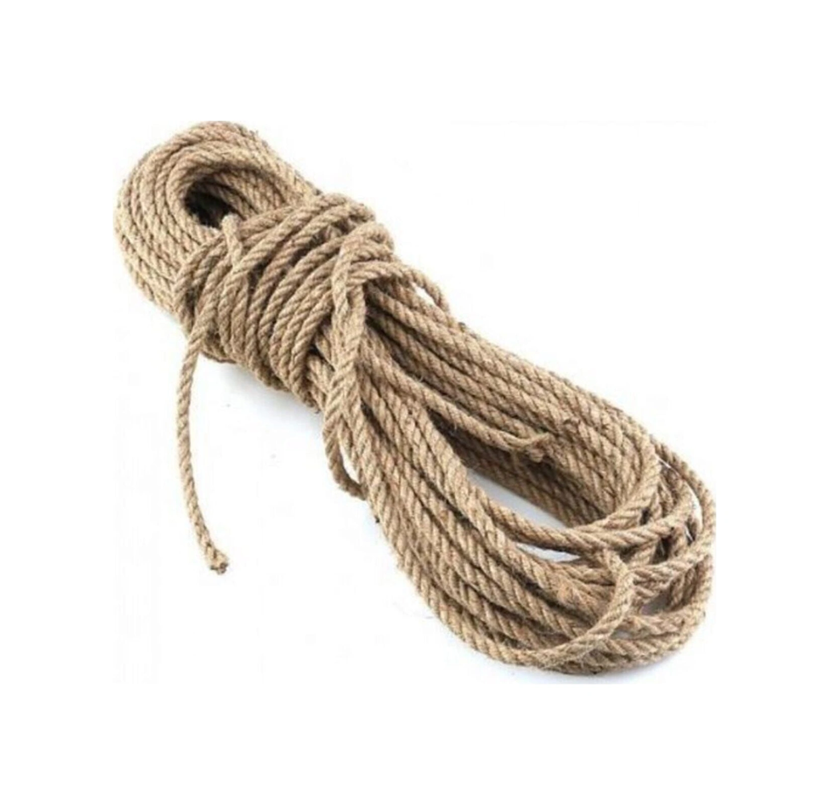 5 Mm 50 Metre Jüt Halat Kendir Urgan Halat Ip Dekoratif Halat -
