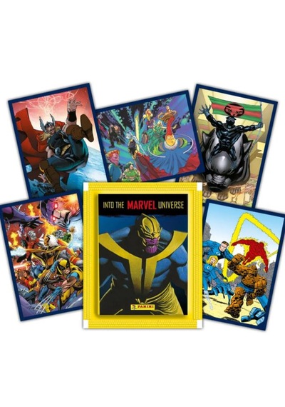 Panini Marvel Sticker - 5 Paket 25 Adet Çıkartma