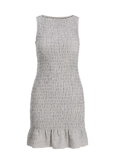 Jack & Jones Kadin Kayik Yaka Mini Elbise - Celina - 12294446 Bright White