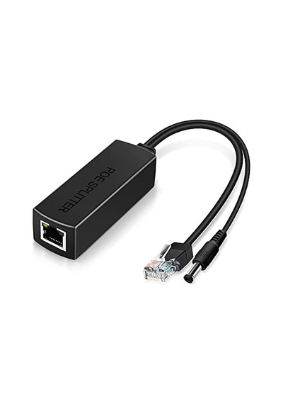 Aktif Poe Dağıtıcı Adaptör, 48 V İla 12 V, Ieee 802.3af Uyumlu, 10/100 Mbps'ye Kadar 100 Mbps'ye Kad