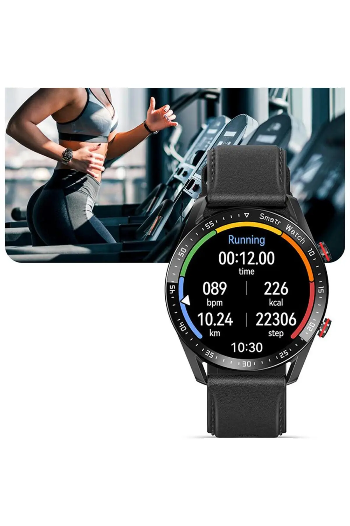 Hiwatch HW20 1.28" Amoled Sporcu Akıllı Saat (İthalatçı Garantili)