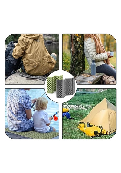 Microcase Katlanabilir Portatif Kamp Piknik Outdoor Oturma Matı Minderi 40x30 Cm Al5908 1 Adet Kırmızı