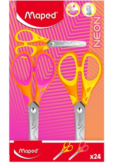 Maped Essentials Soft Neon Makas 13cm 464401