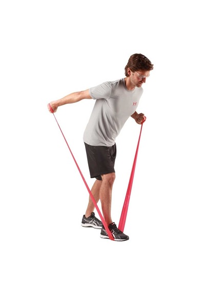 Gus Company 2 Metre Kırmızı Yoga Pilates Egzersiz Bandı Terabant Açık Uçlu - Orta Direnç Kırmızı