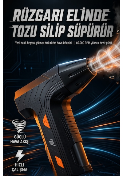 Ally Turboblast Pro Turbo Fan ,hava Üfleyici 80000rpm