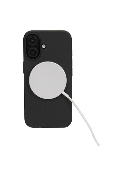 Apple Uyumlu iPhone Gm Blackcase 16 Magsafe Özellikli Geri Dönüşüm Siyah Kılıf