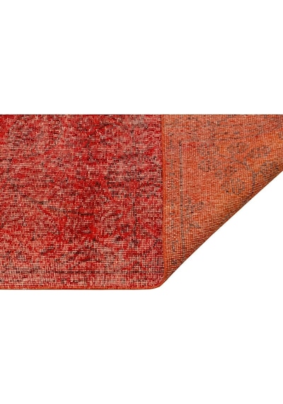 Klasık Modern Vıntage Eskıtme El Dokuma Halı 129 X 260 Cm 9672
