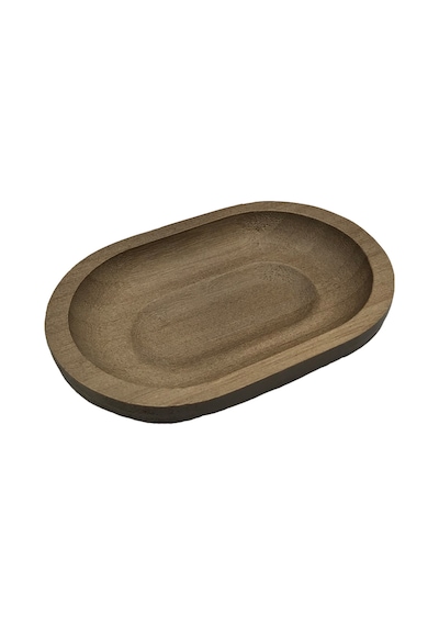 Alegre - Naturewood Katı Sabunluk Oval Kahverengi