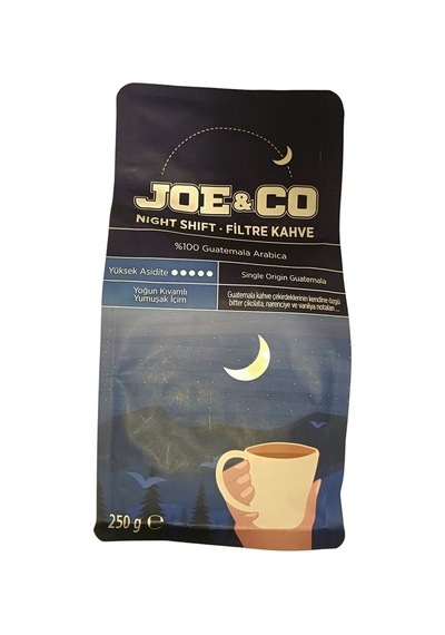 Joe&co Filtre Kahve Night Shift 250 G - 3 Adet Tarı