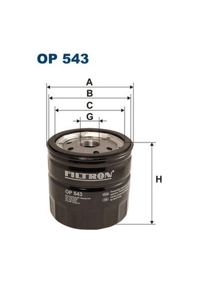 Fıltron Op543 Yağ Filtresi Connect-focus 1.8tdci-di