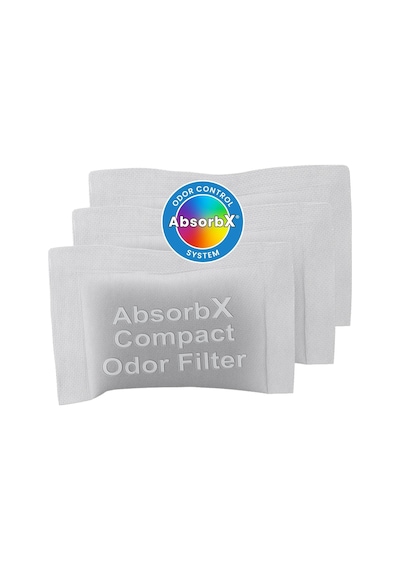Ayrex 3'lü Paket Kompakt Absorbx Koku, Çöp Kutusu Filtreleri Diğer