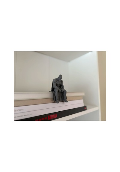 Batman Sitting On Ledge Figürü - Arkham Knight
