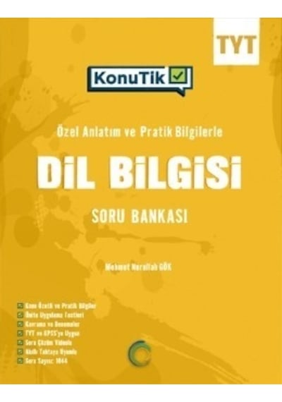 TYT KonuTik Dil Bilgisi Soru Bankası  -  Serpil Ertuna  -  Okyanus Eğitim