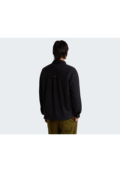 The North Face M Open Range Fleece Long Sleeve Shırt Erkek Outdoor Polar Ceket Nf0a8jk3jk31 Siyah