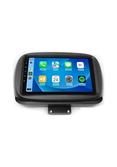 Aln Fiat 500x 2014-2022 6gb Ram 64gb Hafıza 8 Çekirdek Carplay Android Multimedya 9"