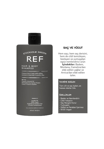 Ref Hair And Body Shampoo 285 Ml