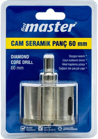 Master 530912 Cam Seramik Delme Panç 60 Mm