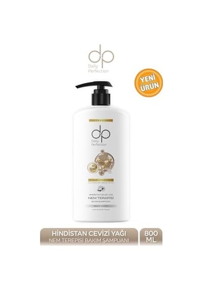 Daily Perfection Hindistan Cevizi Yağı Özlü Şampuan 800 Ml - Kuru Ve Yıpranmış Saçlar İçin Yoğun Nemlendirici, Onarıcı Ve Elektriklenme Karşıtı Bakım