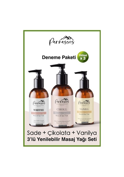 Parnassos Çikolata Aromalı + Vanilyalı + White Duyusal Ve Rahatla