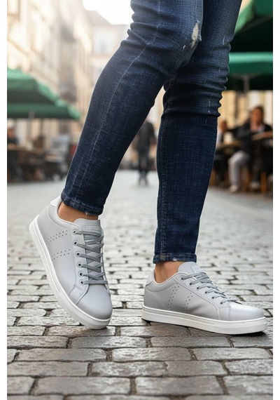 Sneakers Bağcıklı Erkek Ayakkabı Legan-028 Buz-buz