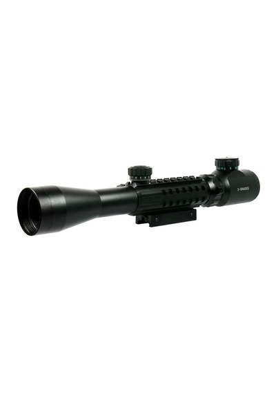 3-9x40 Zoomlu Keskin Nişancı Dürbünü Kızaklı Çok Renkli