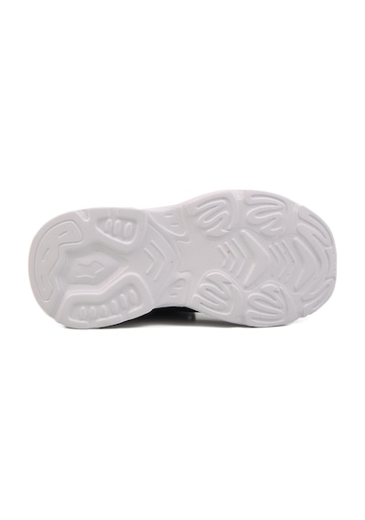 Siyah Kırmızı Fileli Cırtlı Unisex Çocuk Spor Ayakkabı Ruffon P Siyah-Kırmızı