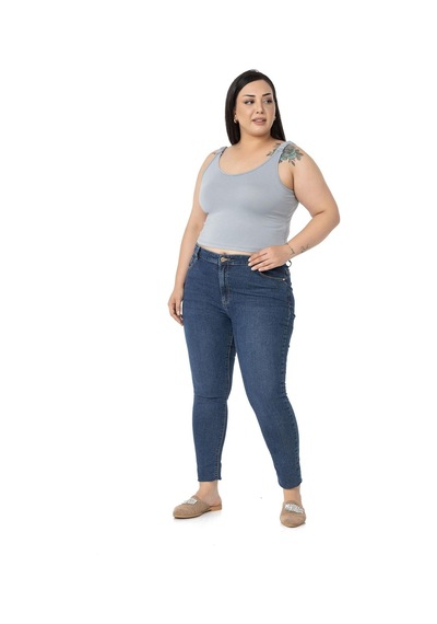 Disentis Büyük Beden Askıları Büzgülü Drapeli Crop Gri Body-gri Gri