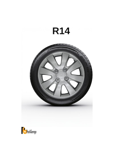 Honda Jazz 14'' İnç Jant Kapağı 4 Adet Gri G101